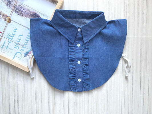 Guler cămașă detașabil Ruffles