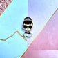 Pin Audrey auriu (1 buc.)