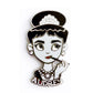 Pin Audrey argintiu (1 buc.)